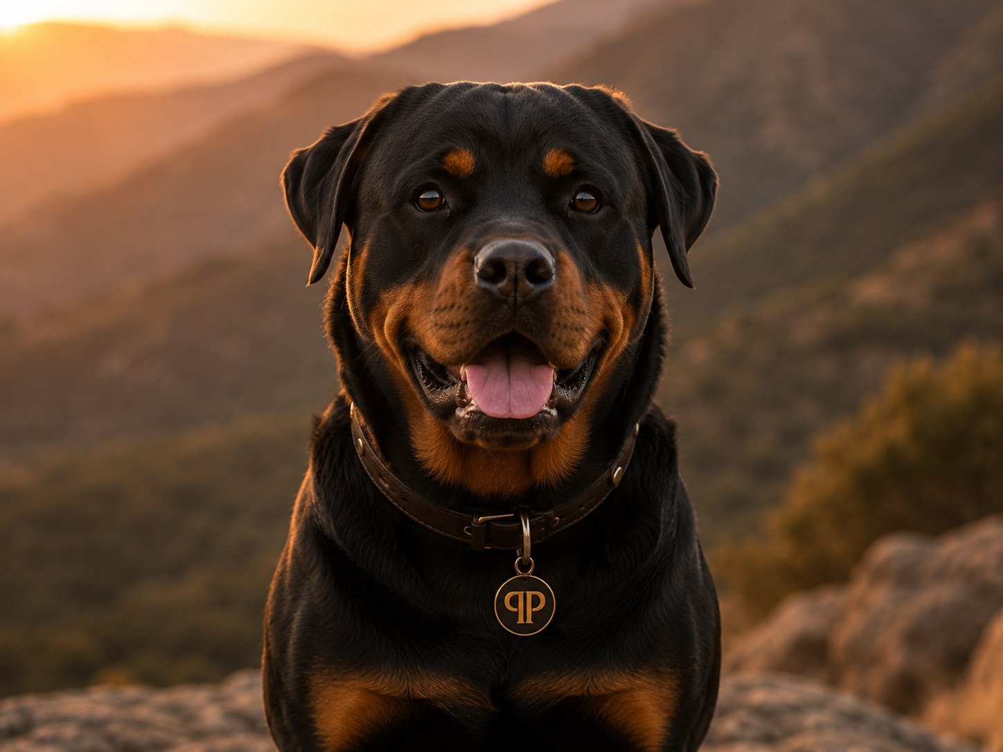Scout, a Rottweiler
